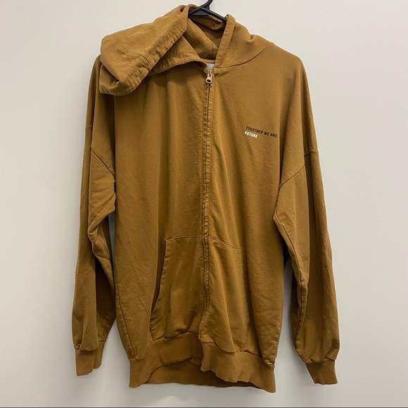 TWAN ORGANIC COTTON HOODIE ZIP UP / LOUNGEWEAR / SWEAT PANTS / SIZE MEDIUM - Picture 3 of 9